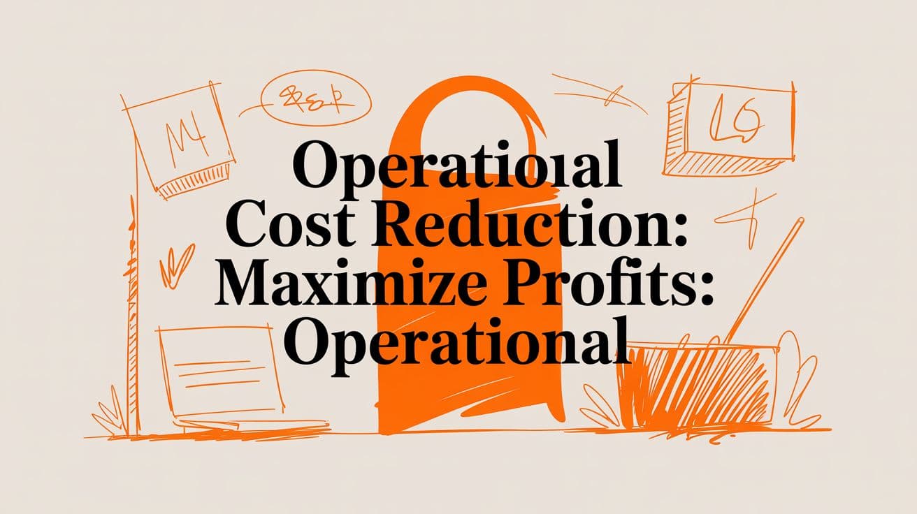 Operational Cost Reduction: Maximize Profits: Operational