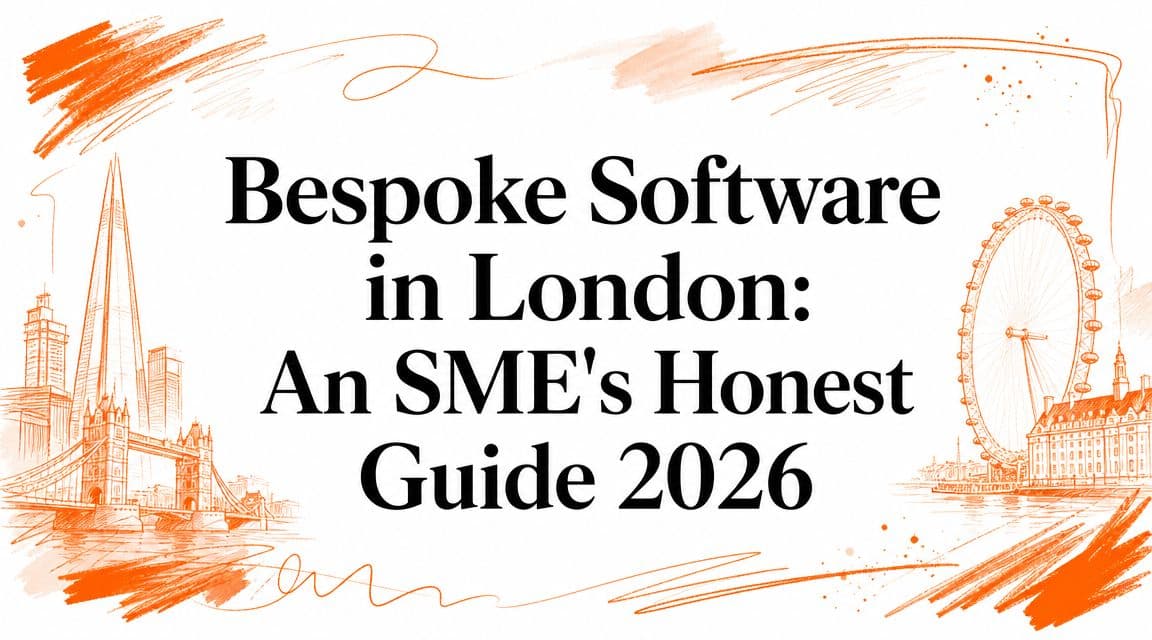 Bespoke Software in London: An SME's Honest Guide 2026